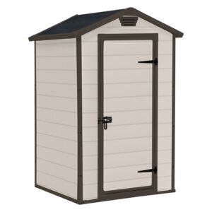 Keter Manor Apex Shed 4x3ft Beige / Brown