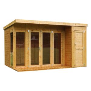 Mercia 12x8ft Garden Room with Side Shed