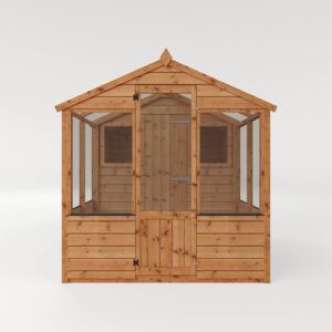 Mercia 8x6ft Traditional Apex Combi Greenhouse and Shed