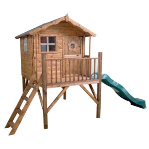 Mercia Tulip Playhouse with Tower and Slide