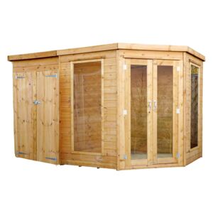 Mercia 11x7ft Summerhouse with Side Shed