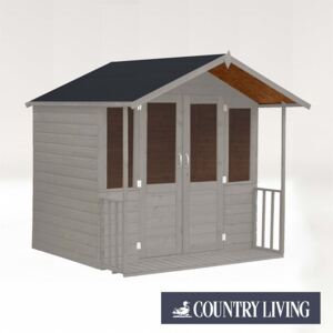 Country Living Flintham 7 x 7 Traditional Summerhouse Painted + Installation - Thorpe Towers
