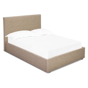 Lucca Plus Linen Fabric Ottoman Bed