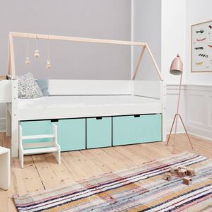 Manis White 3 Deep Drawers Bed