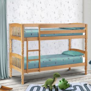 Lincoln Antique Pine Wooden Bunk Bed