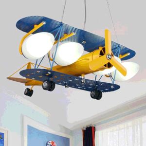 Airplane White LED Light Metal Chandelier