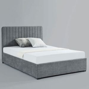 Livingstone Fabric King Size Bed Grey