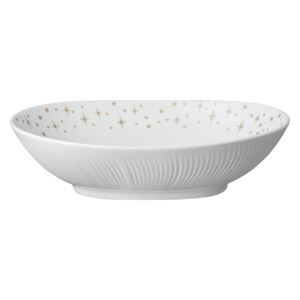 Porcelain Modern Deco Christmas Serving Bowl