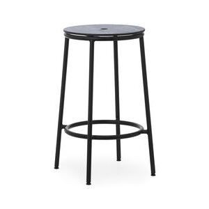 Circa Bar stool - / H 65 cm - Oak by Normann Copenhagen Black