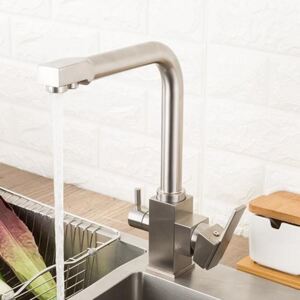 Classic Brass Deck Mounted Kitchen Faucet