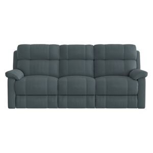 Relax Station Komodo 3 Seater Fabric Recliner Sofa with Power Headrests and Cup Holders