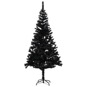 VidaXL Artificial Christmas Tree with Stand Black 240 cm PVC
