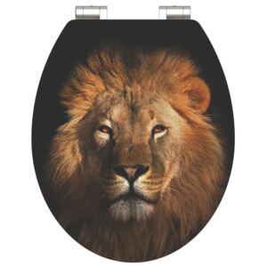 SCHÜTTE High Gloss Toilet Seat with Soft-Close LION MDF