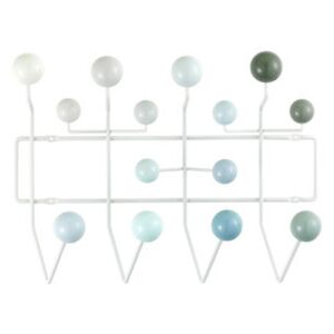 Hang it all Wall coat rack - / Eames (1953) by Vitra White/Blue