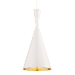 Beat Tall Pendant - Tall by Tom Dixon White