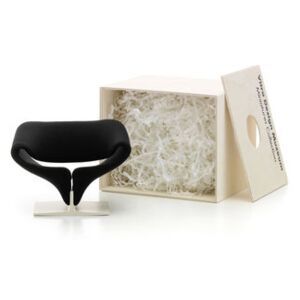 Ribbon Chair Miniature - / Paulin (1966) by Vitra Black