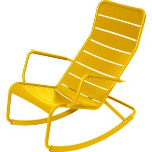 Luxembourg Rocking chair by Fermob Yellow