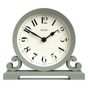 Jones Saloon Mantel Clock - Sage