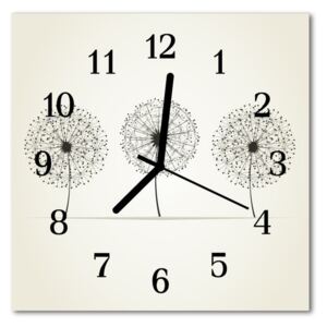 Glass Kitchen Clock Abstract abstract art grey 30x30 cm