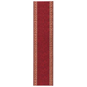 Carpet Runner Red 80x500 cm Anti Slip
