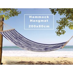 ProGarden Hammock 200x80 cm with Blue Stripe