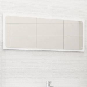 VidaXL Bathroom Mirror White 90x1.5x37 cm Chipboard