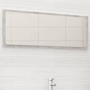 VidaXL Bathroom Mirror Concrete Grey 100x1.5x37 cm Chipboard