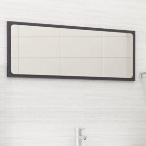 VidaXL Bathroom Mirror Grey 90x1.5x37 cm Chipboard