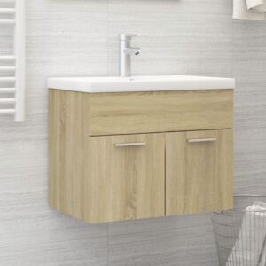 VidaXL Sink Cabinet Sonoma Oak 60x38.5x46 cm Chipboard
