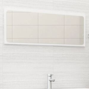 VidaXL Bathroom Mirror White 100x1.5x37 cm Chipboard
