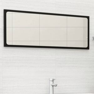 VidaXL Bathroom Mirror Black 100x1.5x37 cm Chipboard