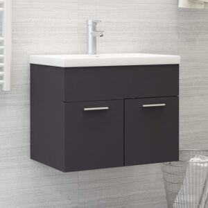 VidaXL Sink Cabinet Grey 60x38.5x46 cm Chipboard