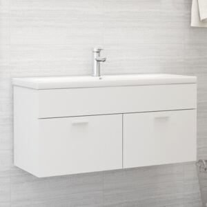 VidaXL Sink Cabinet White 100x38.5x46 cm Chipboard