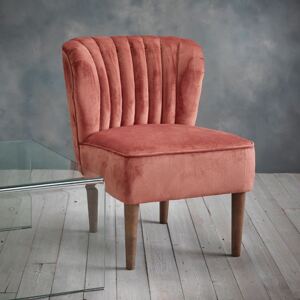 Bella Upholstered Vintage Velvet Occasional Chair
