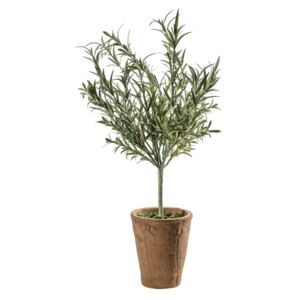 Faux Lavender Olive Tree in Pot