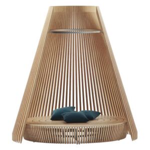 Hut Daytime bed - / Ø 300 x H 320 cm - Larch by Ethimo Natural wood