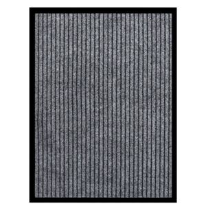 Doormat Striped Grey 60x80 cm