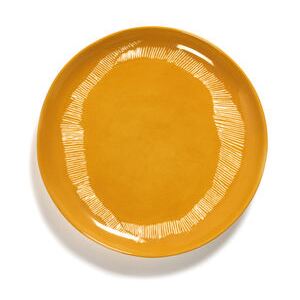 Feast Plate - Medium / Ø 22.5 cm by Serax Yellow