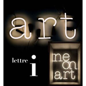 Neon Art Wall light with plug - Letter I by Seletti White