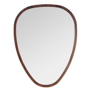 Ovo Small Wall mirror - / 38 x 50 cm - Walnut by Maison Sarah Lavoine Natural wood