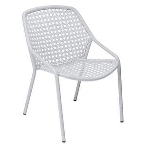 Croisette Stackable armchair by Fermob White
