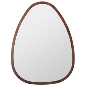Ovo Large Wall mirror - / 69 x 90 cm - Walnut by Maison Sarah Lavoine Natural wood