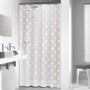 Sealskin Shower Curtain Shadows 180x200 cm White