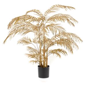 Emerald Artificial Areca Palm Tree 145 cm Gold