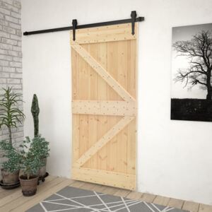VidaXL Door 90x210 cm Solid Pine Wood