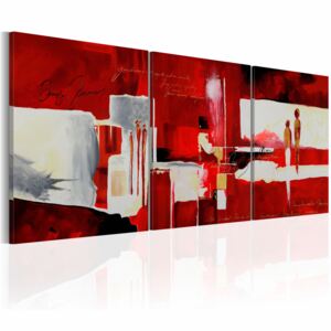 Canvas Print Characters: In red ambience