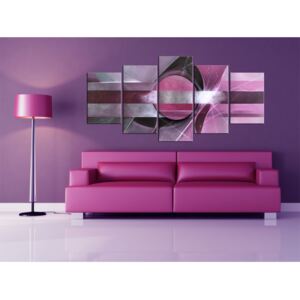 Canvas Print Abstract: Purple abstraction