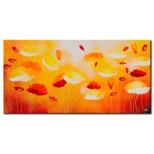 Canvas Print Poppies: Poppies' sun