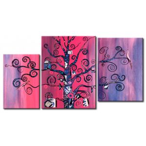 Canvas Print Floral Motifs: Amethyst tree