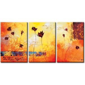 Canvas Print Poppies: Jagged poppies